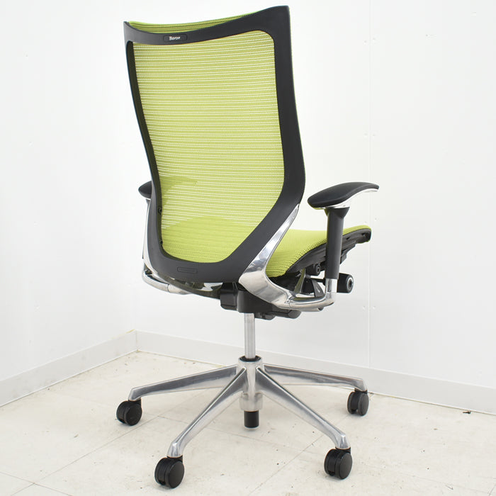 【中古】オカムラ バロン ハイバック 可動肘(新品肘パット)アルミポリッシュ 2024043004【中古オフィス家具】【商品画像17】