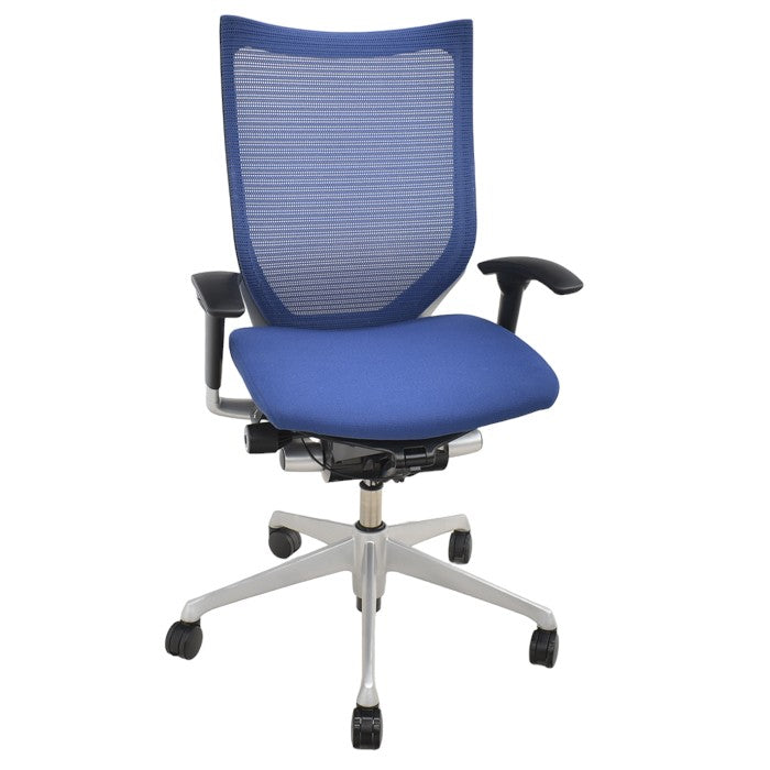 【中古】オカムラ バロン ハイバック 可動肘(新型肘パット) 2024043006【中古オフィス家具】【商品画像1】