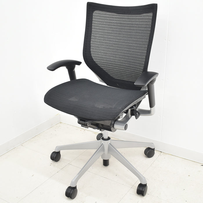 【中古】オカムラ バロン ローバック 可動肘(新品肘パット) 2024050106【中古オフィス家具】【商品画像2】
