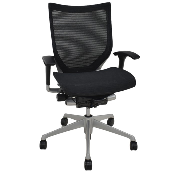 【中古】オカムラ バロン ローバック 可動肘(新品肘パット) 2024050106【中古オフィス家具】【商品画像1】