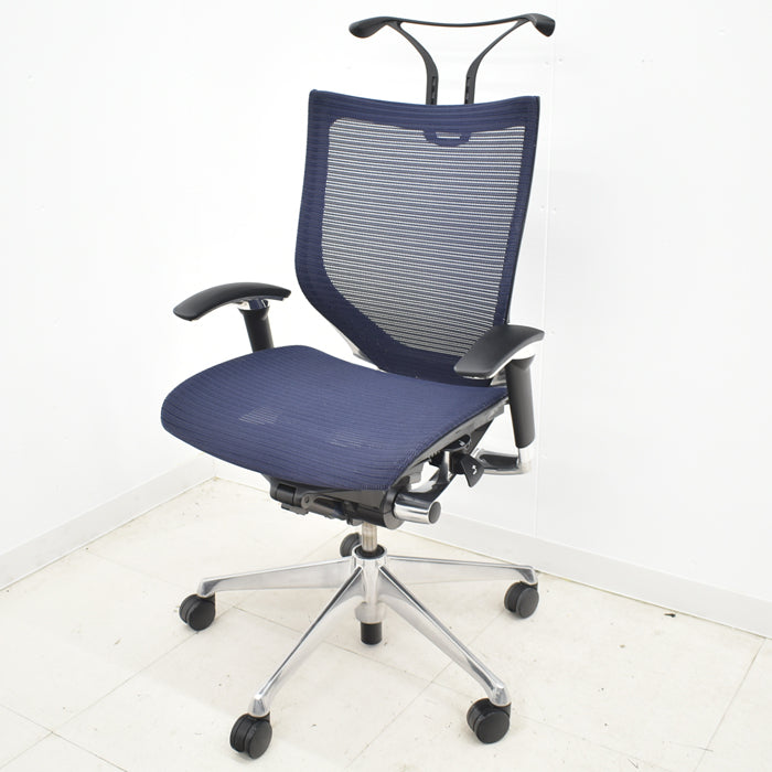 【中古】オカムラ バロン ローバック 可動肘(新品肘パット)ポリッシュ ハンガー 2024050107【中古オフィス家具】【商品画像2】