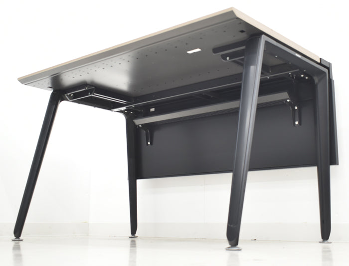 【中古】オカムラ プリシード デスク 幕板付 W1200 2024050108【中古オフィス家具】【商品画像3】