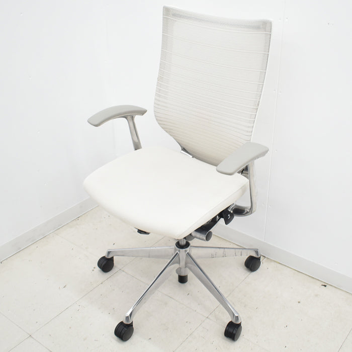 【中古】オカムラ バロン ハイバック 固定肘 グラデーションメッシュ ポリッシュ 2024051302【中古オフィス家具】【商品画像2】