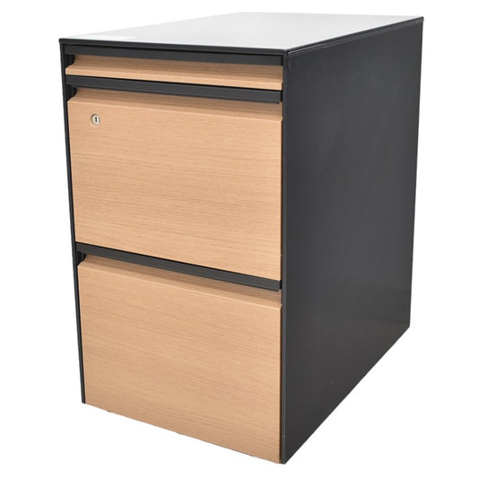 【中古】オカムラ プロステージクレスト 3段ワゴン W390 2024051407【中古オフィス家具】【商品画像1】