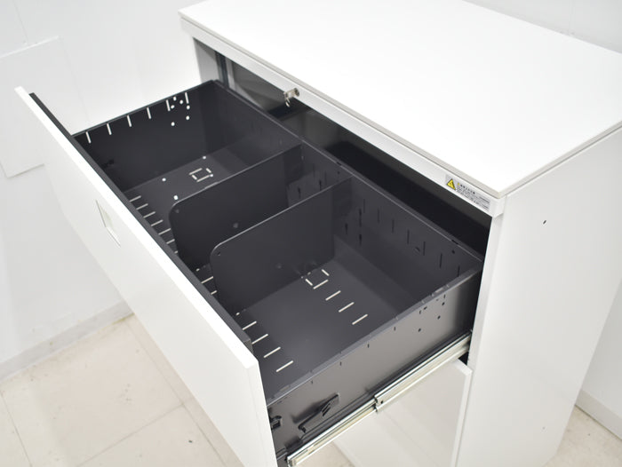 【中古】オカムラ レクトライン ユニット書庫 3段ラテラル 天板付 W900 2024052802【中古オフィス家具】【商品画像5】