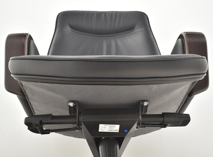 【中古】オカムラ KCシリーズ エグゼクティブチェア ハイバック 固定肘 革張り 2024053002【中古オフィス家具】【商品画像8】