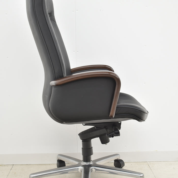 【中古】オカムラ KCシリーズ エグゼクティブチェア ハイバック 固定肘 革張り 2024053002【中古オフィス家具】【商品画像14】