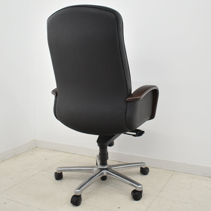 【中古】オカムラ KCシリーズ エグゼクティブチェア ハイバック 固定肘 革張り 2024053002【中古オフィス家具】【商品画像15】