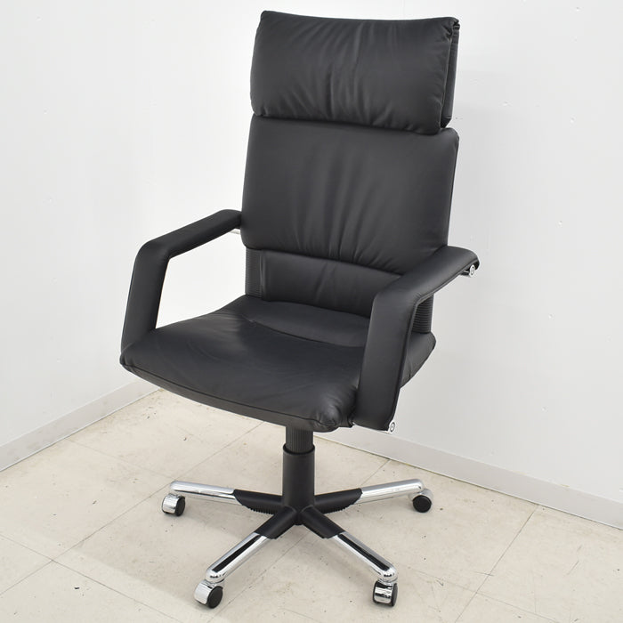 【中古】ヴィトラ イマーゴ エクストラハイバック 固定肘 革張り 2024053004【中古オフィス家具】【商品画像3】