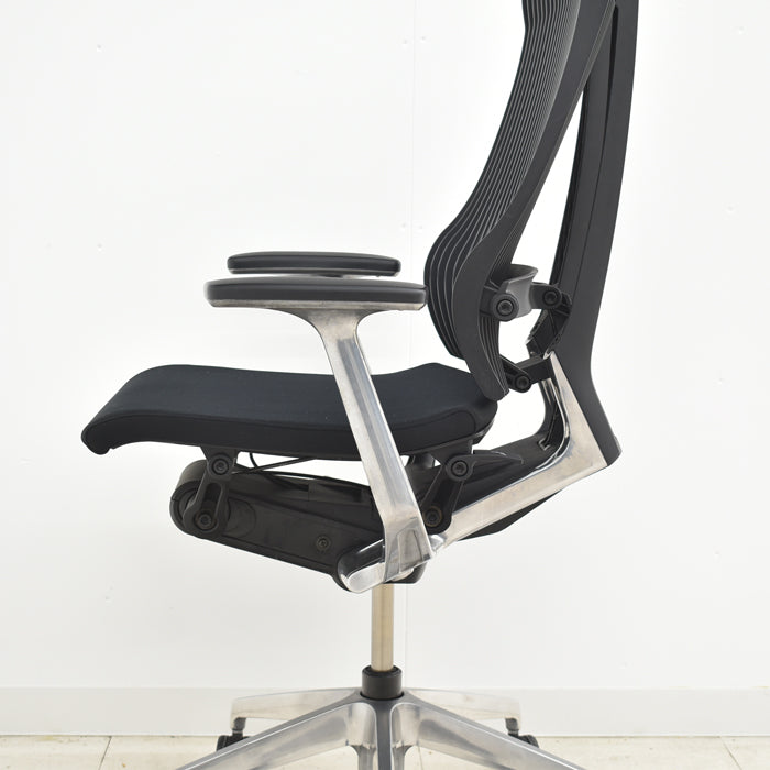 【中古】イトーキ スピーナ 固定肘 エラストマーバック ポリッシュ アクティブランバーサポート 2024060701【中古オフィス家具】