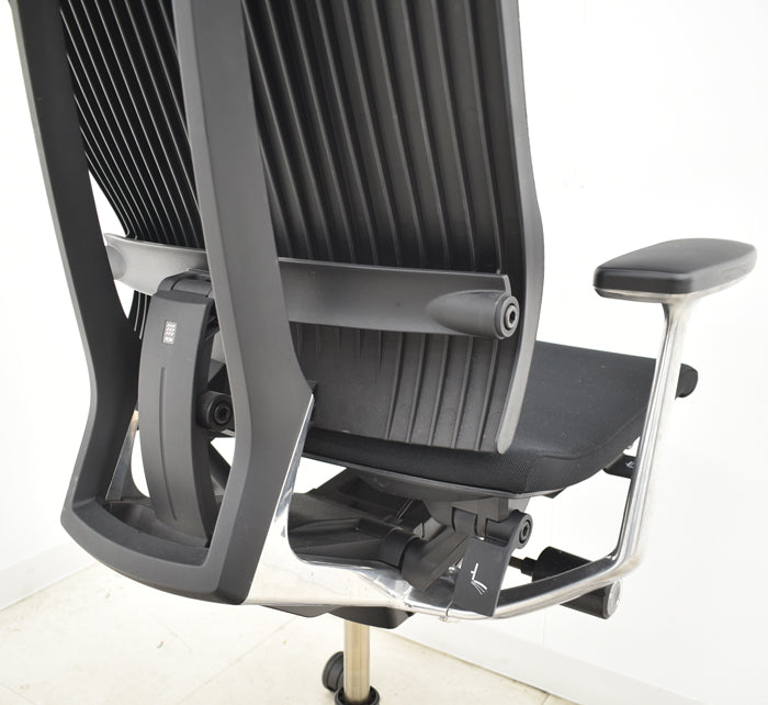 【中古】イトーキ スピーナ 固定肘 エラストマーバック ポリッシュ アクティブランバーサポート 2024060701【中古オフィス家具】