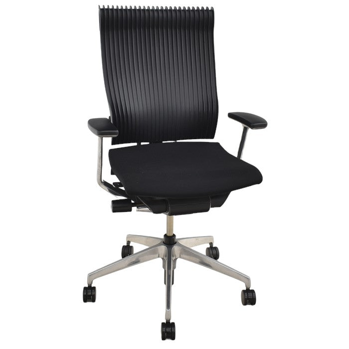 【中古】イトーキ スピーナ 固定肘 エラストマーバック ポリッシュ アクティブランバーサポート 2024060701【中古オフィス家具】
