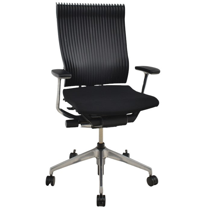 【中古】イトーキ スピーナ 固定肘 エラストマーバック ポリッシュ アクティブランバーサポート 2024060702【中古オフィス家具】