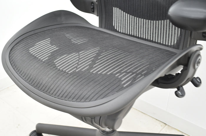 【中古】ハーマンミラー Hermanmilller アーロンチェア Bサイズ フル装備 ランバーサポート 2024060802【中古オフィス家具】