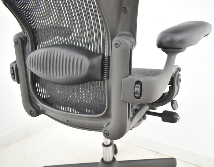 【中古】ハーマンミラー Hermanmilller アーロンチェア Bサイズ フル装備 ランバーサポート 2024060802【中古オフィス家具】