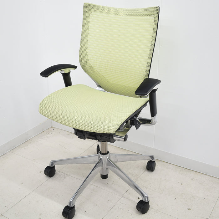 【中古】オカムラ バロン ローバック 可動肘 ポリッシュ 2024061905【中古オフィス家具】