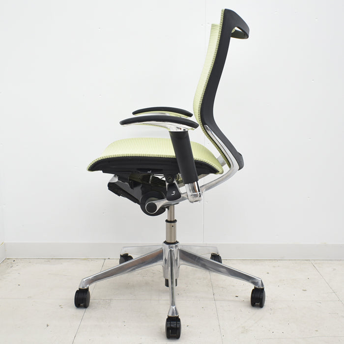 【中古】オカムラ バロン ローバック 可動肘 ポリッシュ 2024061905【中古オフィス家具】