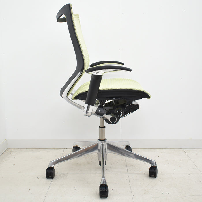 【中古】オカムラ バロン ローバック 可動肘 ポリッシュ 2024061905【中古オフィス家具】