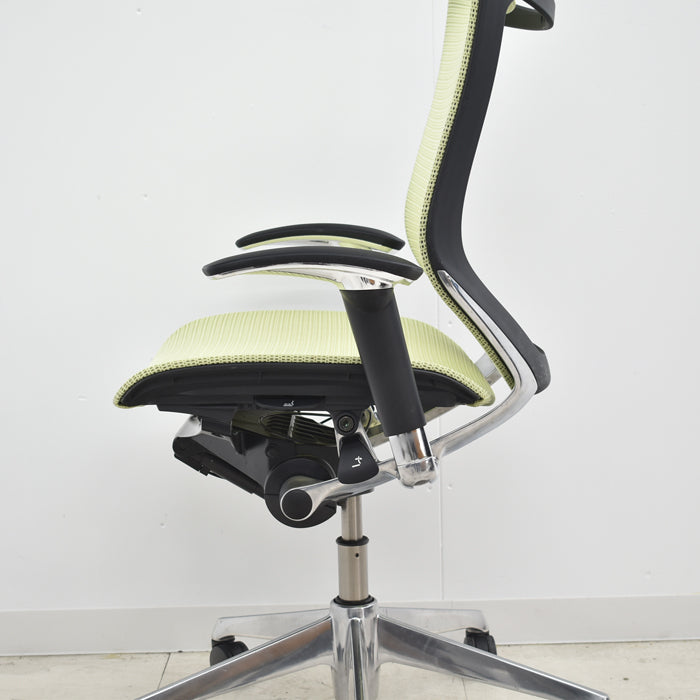 【中古】オカムラ バロン ローバック 可動肘 ポリッシュ 2024061905【中古オフィス家具】