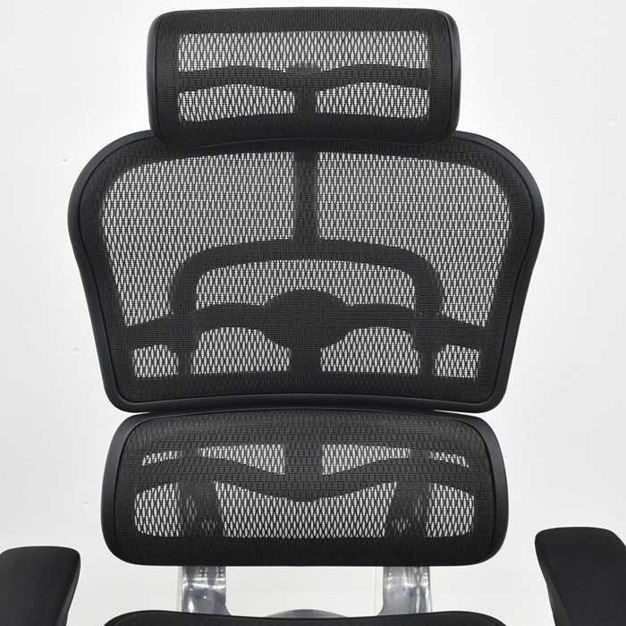 【中古】エルゴヒューマン ベーシック 可動肘 ヘッドレスト ポリッシュ 2024062001【中古オフィス家具】