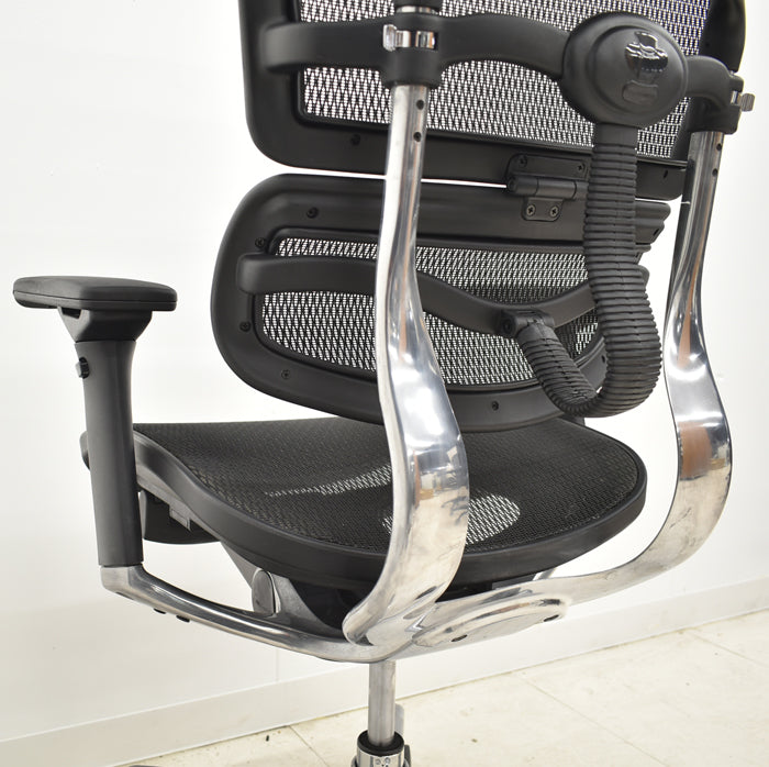 【中古】エルゴヒューマン ベーシック 可動肘 ヘッドレスト ポリッシュ 2024062001【中古オフィス家具】