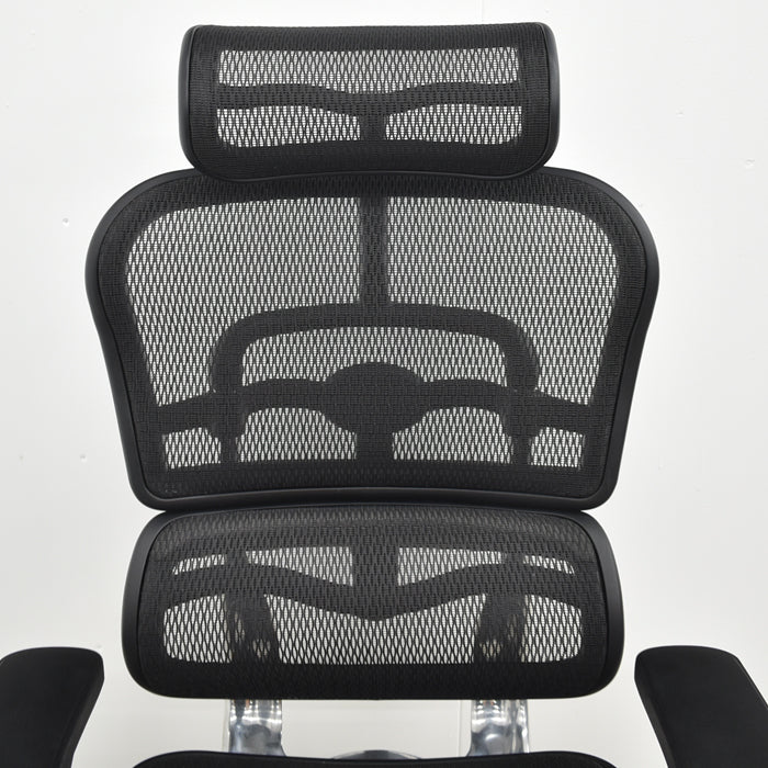 【中古】エルゴヒューマン ベーシック 可動肘 ヘッドレスト ポリッシュ 2024062002【中古オフィス家具】