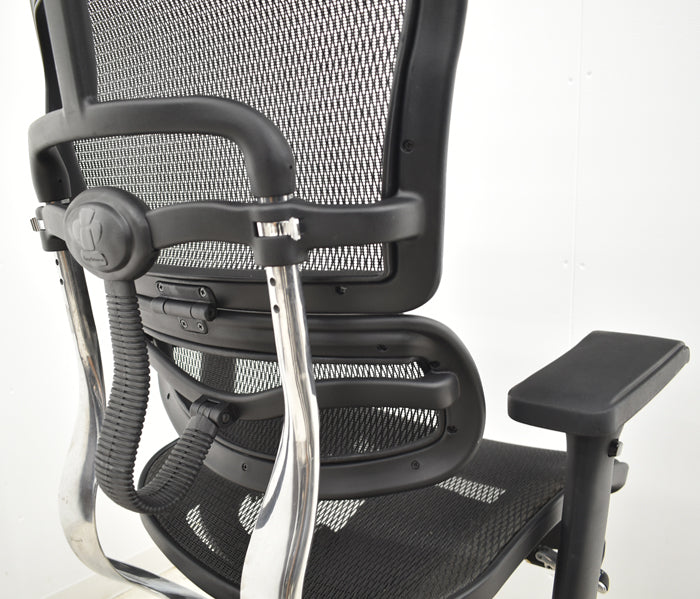 【中古】エルゴヒューマン ベーシック 可動肘 ヘッドレスト ポリッシュ 2024062002【中古オフィス家具】