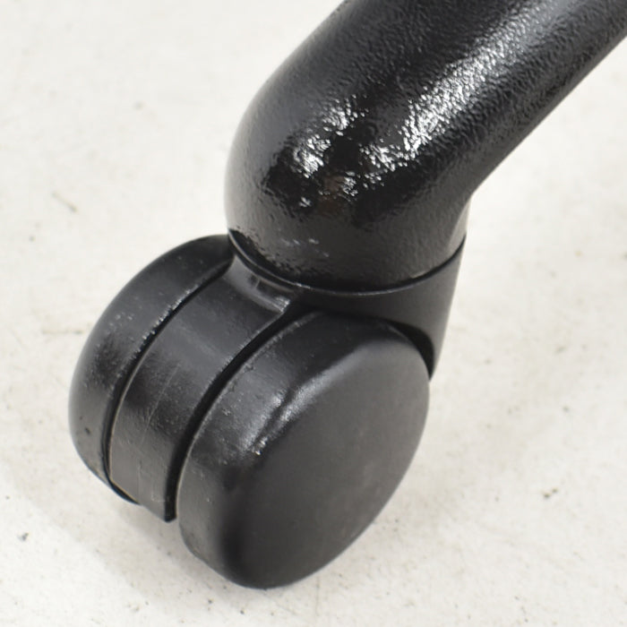 【中古】キールハワー ダンフォース ミドルバック 固定肘 総革張り 2024062005【中古オフィス家具】