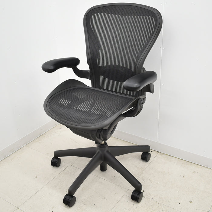【中古】ハーマンミラー アーロンチェア Bサイズ スタンダード ランバーサポート 2024062201【中古オフィス家具】
