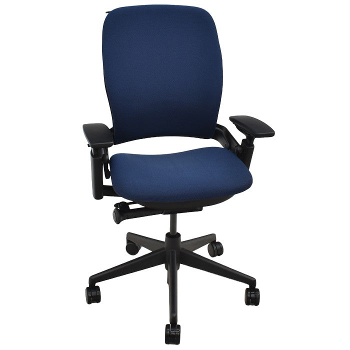 【中古】スチールケース リープV2 可動肘 ハンガー付 USモデル 新型肘パット 2024062205【中古オフィス家具】