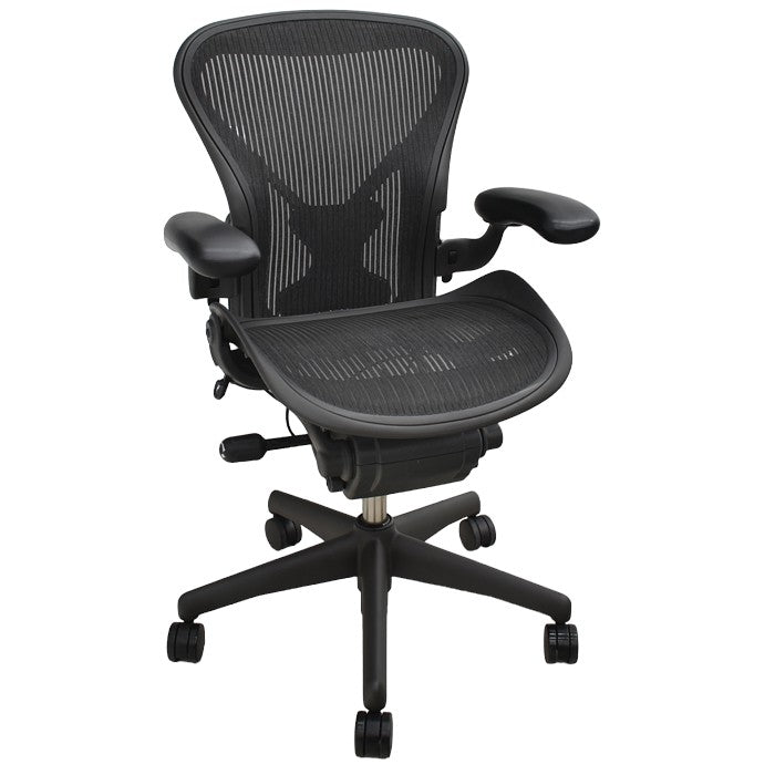 【中古】ハーマンミラー アーロンチェア Aサイズ フル装備 ポスチャーフィット 2024070207【中古オフィス家具】