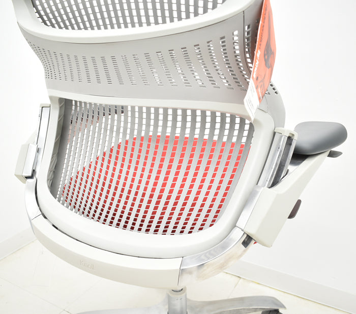 【中古】KNOLL ジェネレーション ハイパフォーマンス肘 アルミミラー脚 2024070804【中古オフィス家具】