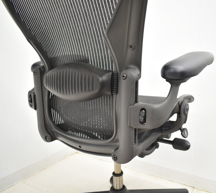 【中古】ハーマンミラー アーロンチェア Bサイズ フル装備 ランバーサポート 2024071101【中古オフィス家具】