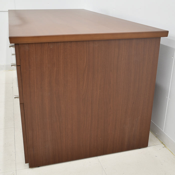 【中古】オカムラ EX-38シリーズ 役員両袖机 W1600 2024071803【中古オフィス家具】