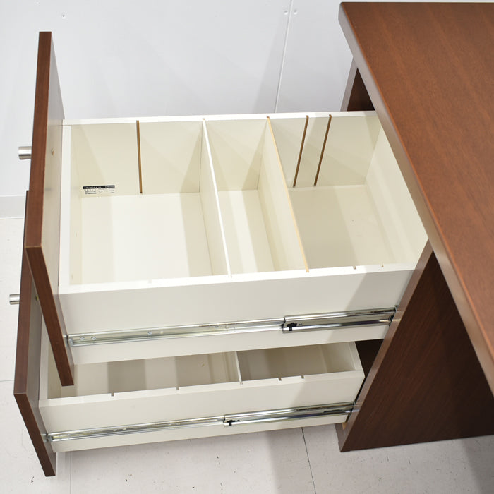 【中古】オカムラ EX-38シリーズ 役員両袖机 W1600 2024071803【中古オフィス家具】