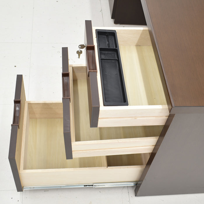 【中古】イトーキ 両袖デスク W1600 2024072003【中古オフィス家具】