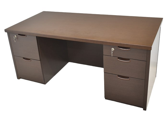 【中古】イトーキ 両袖デスク W1600 2024072003【中古オフィス家具】