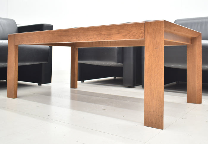 【中古】KNOLL+オカムラ 応接7点セット ハウスマンコレクション 8315SP 革張り ブラック W1200 2024072402【中古オフィス家具】