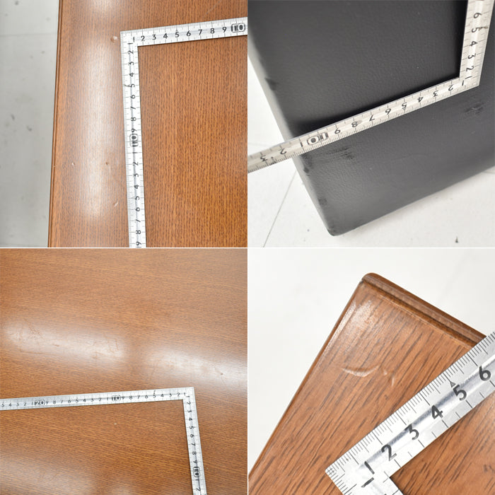 【中古】KNOLL+オカムラ 応接7点セット ハウスマンコレクション 8315SP 革張り ブラック W1200 2024072402【中古オフィス家具】