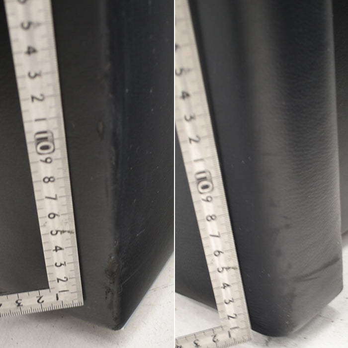 【中古】KNOLL+オカムラ 応接7点セット ハウスマンコレクション 8315SP 革張り ブラック W1200 2024072402【中古オフィス家具】