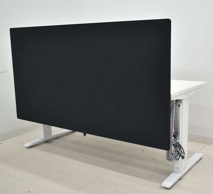 【中古】オカムラ スイフト 電動昇降デスク コントロールパネルインジケーターボタンタイプ デスクトップパネル 3S102P-MG99 ホワイト W1550 2024072503【中古オフィス家具】