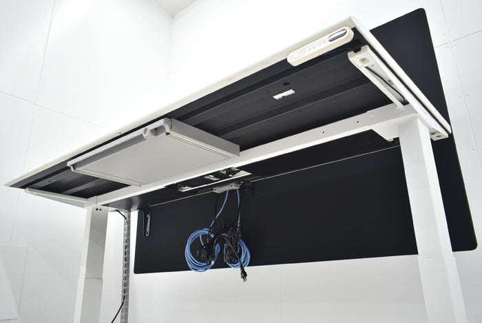 【中古】オカムラ スイフト 電動昇降デスク コントロールパネルインジケーターボタンタイプ デスクトップパネル 3S102P-MG99 ホワイト W1550 2024072503【中古オフィス家具】