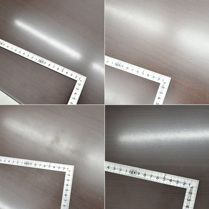 【中古】イトーキ X09シリーズ 役員用両袖机 オークダークブラウン W1600 2024072901【中古オフィス家具】