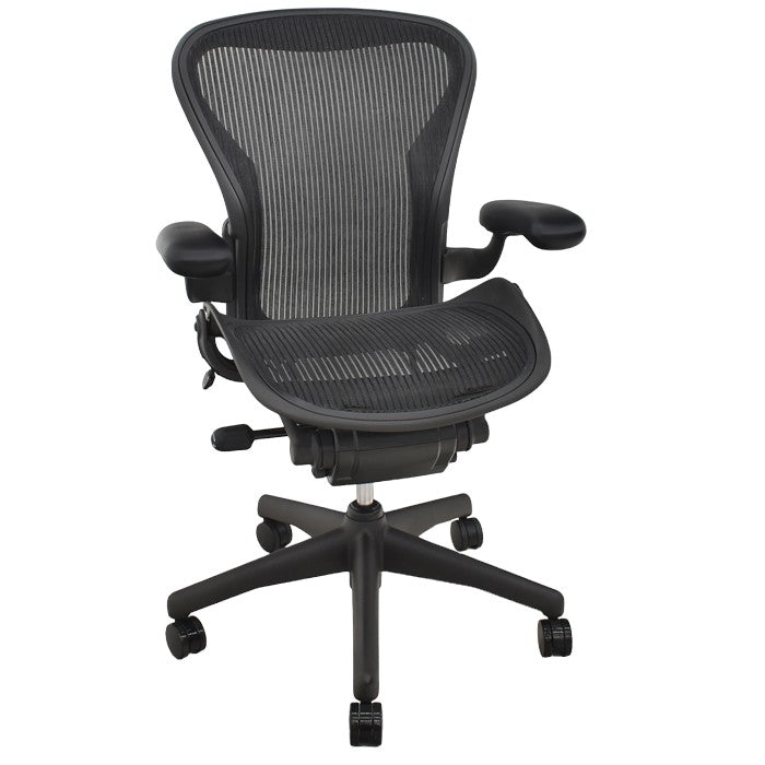 【中古】ハーマンミラー アーロンチェア Bサイズ スタンダード 2024073004【中古オフィス家具】