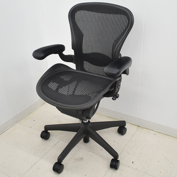 【中古】ハーマンミラー アーロンチェア Aサイズ フル装備 ランバーサポート 2024091903【中古オフィス家具】