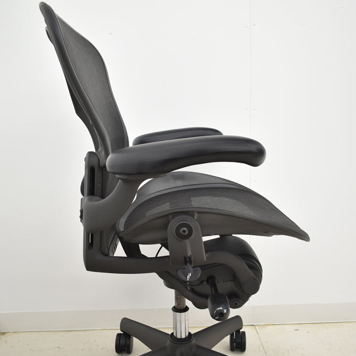 【中古】ハーマンミラー アーロンチェア Aサイズ フル装備 ランバーサポート 2024091903【中古オフィス家具】