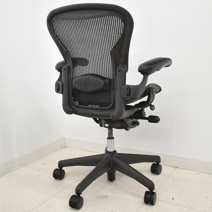 【中古】ハーマンミラー アーロンチェア Aサイズ フル装備 ランバーサポート 2024091903【中古オフィス家具】