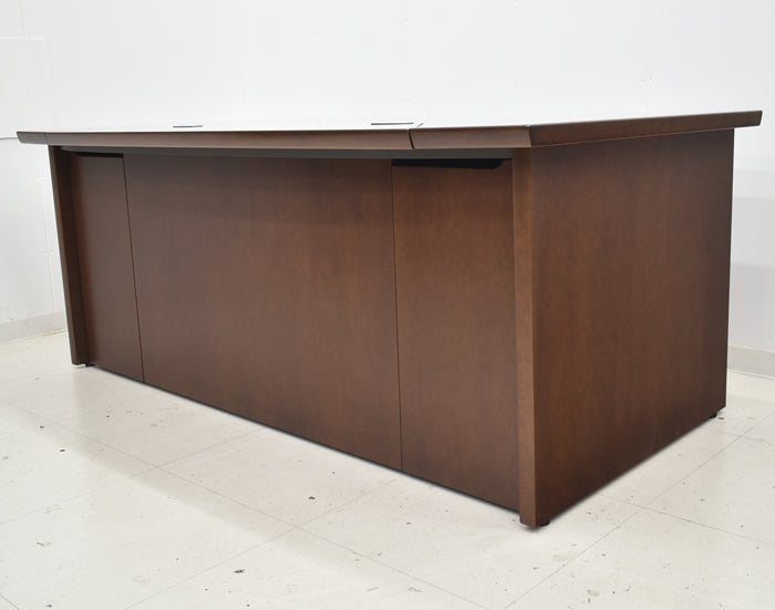 【中古】オカムラ ネーベクスプロ 役員用両袖デスク W1800 2024092604【中古オフィス家具】