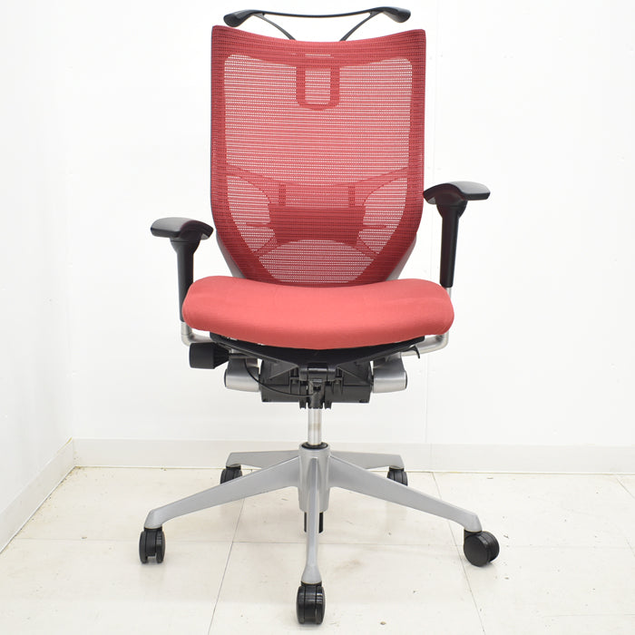 【中古】オカムラ バロン ハイバック 可動肘 ランバーサポート ハンガー 2024092702【中古オフィス家具】