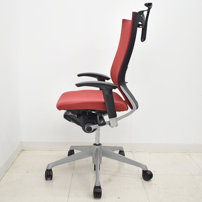 【中古】オカムラ バロン ハイバック 可動肘 ランバーサポート ハンガー 2024092702【中古オフィス家具】